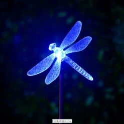 B&M Colour Changing Solar Stake Light - Dragonfly 6 B&M Colour Changing Solar Stake Light - Dragonfly -B&M 286951 colour changing stake solar light dragonfly