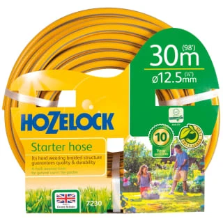B&M Hozelock 30m Starter Hose With Fittings 1 B&M Hozelock 30m Starter Hose With Fittings