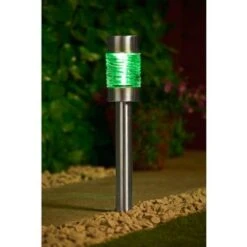 B&M Sicily XL Solar Post Lights 3pk 6 B&M Sicily XL Solar Post Lights 3pk -B&M 341969 sicily 3pk xl post lights green1