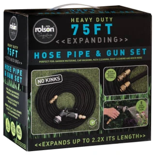 B&M Rolson Heavy Duty Expanding Hose & Gun 75ft 1 B&M Rolson Heavy Duty Expanding Hose & Gun 75ft