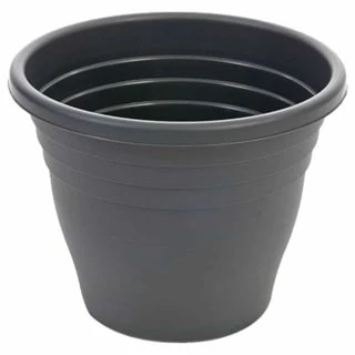 B&M Ascot Round Planter 35cm - Black 1 B&M Ascot Round Planter 35cm - Black