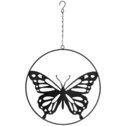 B&M Insect Hanging Hoops 6 B&M Insect Hanging Hoops -B&M 366579 insect in hoop butterfly