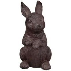 B&M Garden Rabbit Ornaments 2pk - Cast Iron Effect 6 B&M Garden Rabbit Ornaments 2pk - Cast Iron Effect -B&M 366608 2pk rabbit garden ornaments iron effect 2