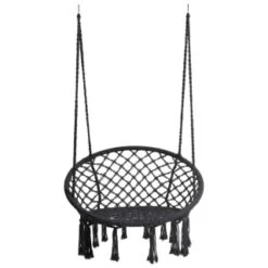 B&M Vancouver Hanging Chair - Black 5 B&M Vancouver Hanging Chair - Black -B&M 366698 vancouver black hanging chair 31