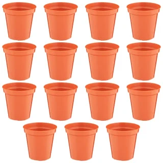 B&M Terracotta Plant Pots 15pk 4 B&M Terracotta Plant Pots 15pk - Image 4