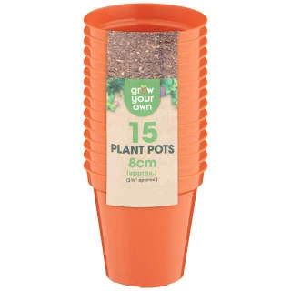 B&M Terracotta Plant Pots 15pk 1 B&M Terracotta Plant Pots 15pk