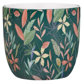 B&M Superbloom Sun Ceramic Plant Pots 3pk - Floral 5 B&M Superbloom Sun Ceramic Plant Pots 3pk - Floral - Image 5