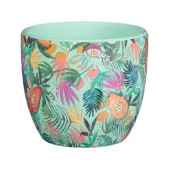 B&M Superbloom Sun Ceramic Plant Pots 3pk - Floral 8 B&M Superbloom Sun Ceramic Plant Pots 3pk - Floral -B&M 379332 3pk superbloom ceramic plant pots floral 3