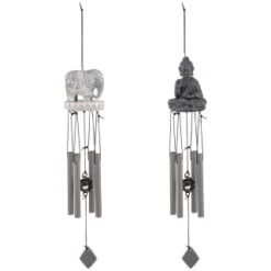 B&M Tranquil Garden Windchime - Buddha 5 B&M Tranquil Garden Windchime - Buddha -B&M 379541 tranquil garden windchime group