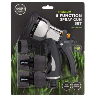 B&M Rolson Premium 8-Function Spray Gun Set With Connectors 1 B&M Rolson Premium 8-Function Spray Gun Set With Connectors