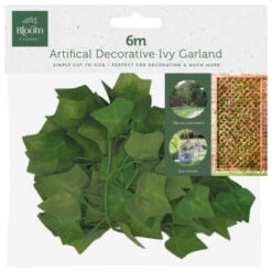 B&M Artificial Decorative Ivy & Eucalyptus Garland 6m 7 B&M Artificial Decorative Ivy & Eucalyptus Garland 6m -B&M 379980 artifical decorative ivy gerland 6m