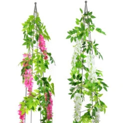 B&M Artificial Wisteria Garland 180cm - Pink 10 B&M Artificial Wisteria Garland 180cm - Pink -B&M 379981 180cm artificial wisteria garland main