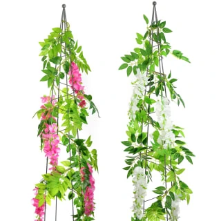 B&M Artificial Wisteria Garland 180cm - Pink 5 B&M Artificial Wisteria Garland 180cm - Pink - Image 5