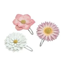 B&M Flower Wall Hook - Cream -B&M 392759 flower wall hook lilac