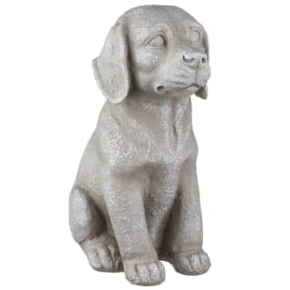 B&M Sitting Dog Garden Ornament 1 B&M Sitting Dog Garden Ornament