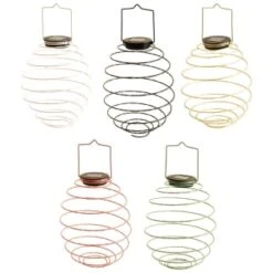 B&M Solar Powered Spiral Lantern - Black 5 B&M Solar Powered Spiral Lantern - Black -B&M 393012 solar powered spiral lantern group