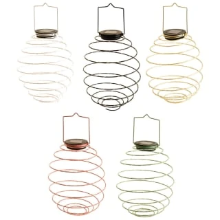 B&M Solar Powered Spiral Lantern - Black 3 B&M Solar Powered Spiral Lantern - Black - Image 3