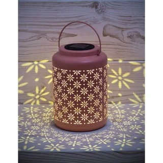 B&M Boho Garden Solar Powered Metal Lantern 2 B&M Boho Garden Solar Powered Metal Lantern - Image 2