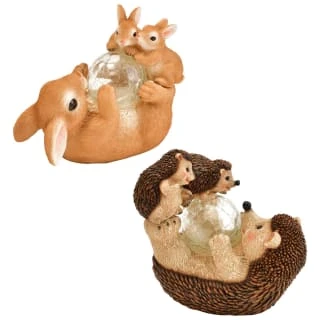 B&M Resin Rabbit Family With Solar Light 3 B&M Resin Rabbit Family With Solar Light - Image 3
