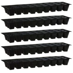 B&M Seed Trays 5pk - Small -B&M 393174 5 seed trays group