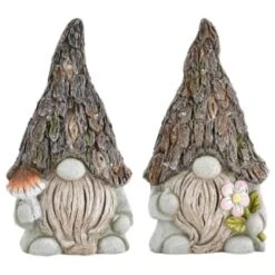 B&M Solar Rustic Gonk Gnome Ornament - Mushroom 5 B&M Solar Rustic Gonk Gnome Ornament - Mushroom -B&M 393242 solar rustic gonk gnome ornament group