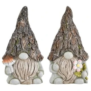 B&M Solar Rustic Gonk Gnome Ornament - Mushroom 3 B&M Solar Rustic Gonk Gnome Ornament - Mushroom - Image 3