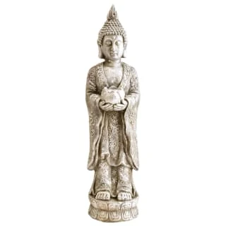 B&M Standing Buddha Ornament With LED Light 1 B&M Standing Buddha Ornament With LED Light