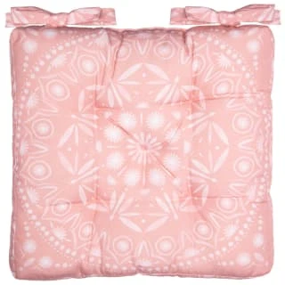 B&M Luxury Seat Pad - Pink Tropical Print 1 B&M Luxury Seat Pad - Pink Tropical Print