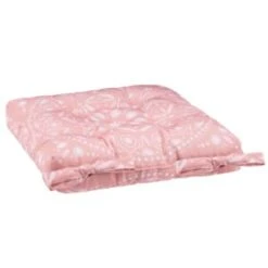 B&M -B&M 393566 pink floral print luxury shower resistant seat pad