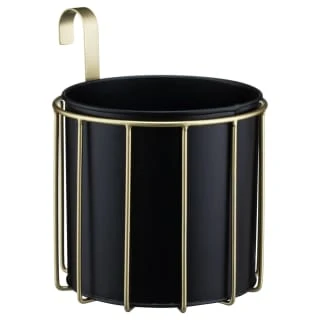 B&M New York Planter With Hook - Gold 1 B&M New York Planter With Hook - Gold