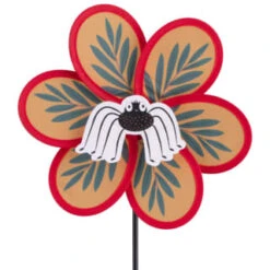 B&M Kids Insect Windmill Stakes 3pk -B&M 393684 3pk kids windmills spider 2