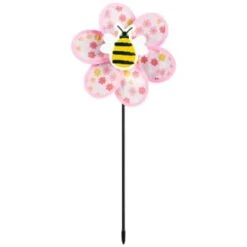 B&M Garden Windmills 3pk -B&M 393686 girls windmills 3pk bee