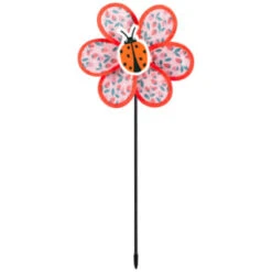 B&M Garden Windmills 3pk -B&M 393686 girls windmills 3pk ladybird