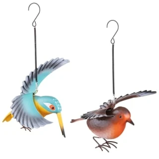 B&M Springy Hanging Bird - Brown 5 B&M Springy Hanging Bird - Brown - Image 5
